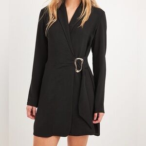 Chic Black Long Sleeve Dress